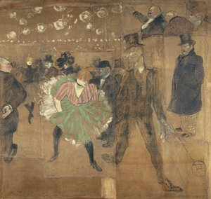 Panels for the Booth of La Goulue, at the Foire du Trône in Paris by Henri de Toulouse-Lautrec
