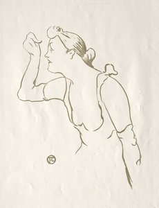 Paula Brébion by Henri de Toulouse-Lautrec