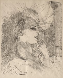 Portraits of Actors and Actresses: Thirteen Lithographs: Anna Held by Henri de Toulouse-Lautrec