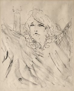 Portraits of Actors and Actresses: Thirteen Lithographs: Sarah Bernhardt by Henri de Toulouse-Lautrec