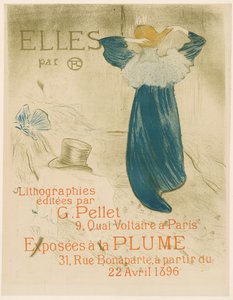 Poster for Elles by Henri de Toulouse-Lautrec