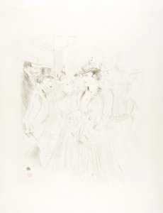 Promenade by Henri de Toulouse-Lautrec
