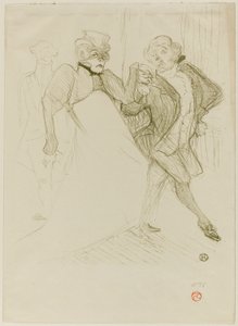 Réjane and Galipaux, in Madame Sans-Gêne by Henri de Toulouse-Lautrec