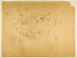 The Arton Trial (third plate) by Henri de Toulouse-Lautrec