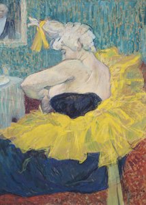 The Clowness Cha-U-Kao in a Tutu by Henri de Toulouse Lautrec