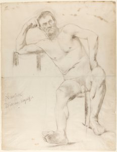 The Model Nizzavena by Henri de Toulouse-Lautrec