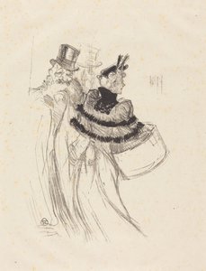 The Old Gentlemen by Henri de Toulouse-Lautrec