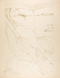 The Passenger in Cabin 54, A Cruise by Henri de Toulouse Lautrec