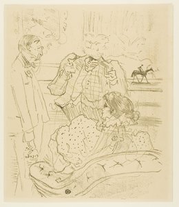 The Pledge by Henri de Toulouse-Lautrec