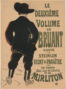 The Second Volume by Bruant by Henri de Toulouse-Lautrec