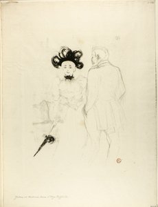 Yahne and Antoine, in The Difficult Age by Henri de Toulouse-Lautrec