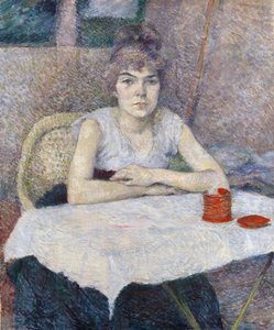 Young Woman at a Table