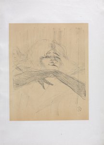 Yvette Guilbert-English Series: Linger Longer Loo by Henri de Toulouse-Lautrec