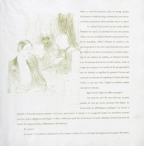 Yvette Guilbert - French Series: No. 8 by Henri de Toulouse-Lautrec