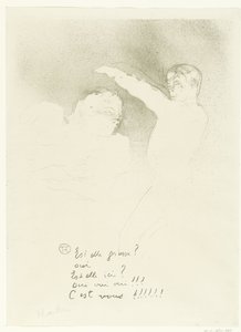 Portrait of Marcelle Lender and Albert Brasseur at the Variety Show