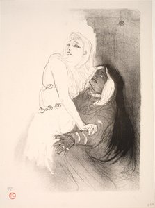At the Renaissance, Sarah Bernhardt in Phèdre by Henri de Toulouse Lautrec