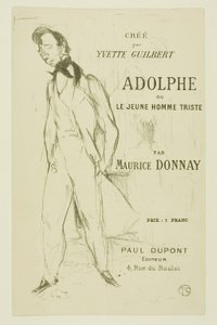Adolphe—The Sad Young Man by Henri de Toulouse Lautrec