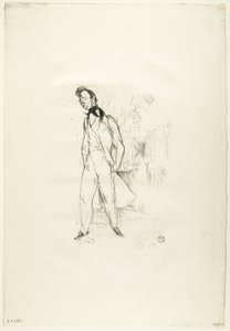 Adolphe or The Sad Young Man by Henri de Toulouse Lautrec