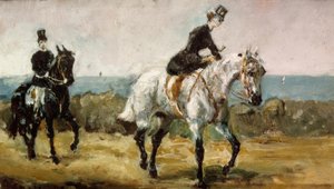 Amazon Followed by Her Groom by Henri de Toulouse Lautrec