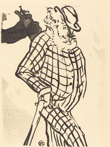 American Singer by Henri de Toulouse Lautrec