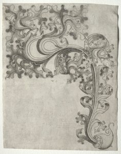 An Oak Leaf Ornament by Henri de Toulouse Lautrec