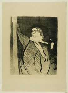 Aristide Bruant, from The Café-Concert by Henri de Toulouse Lautrec