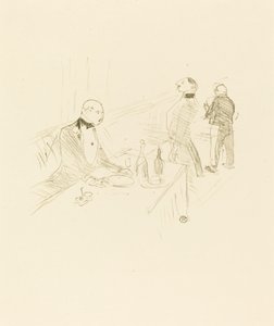 At The House of Gold, 1897 by Henri de Toulouse Lautrec