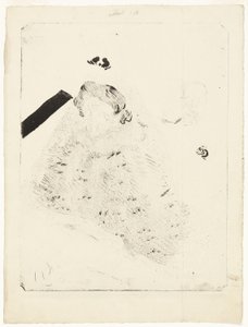 At the Concert by Henri de Toulouse Lautrec