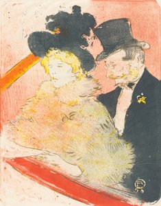 At the Concert by Henri de Toulouse Lautrec