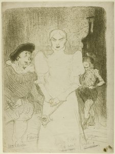 At the Opera: Madame Caron in Faust by Henri de Toulouse Lautrec