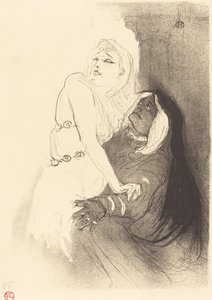 At the Renaissance: Sarah Bernhardt in Phedre by Henri de Toulouse Lautrec