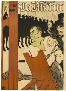 At the Foot of the Scaffold by Henri de Toulouse Lautrec