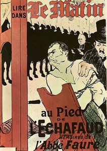 At the Foot of the Scaffold by Henri de Toulouse Lautrec