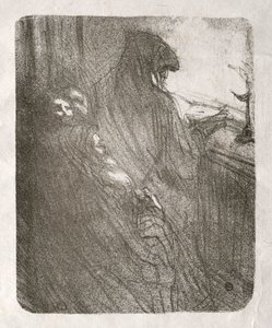 At the Foot of Sinai: The Prayer of the Polish Jews by Henri de Toulouse Lautrec