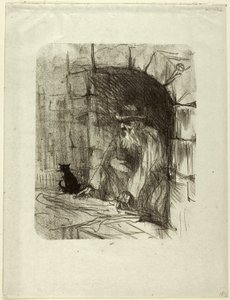 Back Room of a Shop in Cracow, from Au Pied du Sinaï by Henri de Toulouse Lautrec