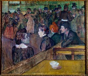 Ball at the Moulin de la Galette by Henri de Toulouse Lautrec