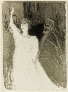 Bartet and Mounet-Sully, in Antigone