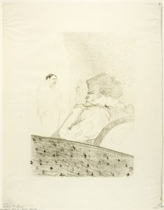 Brandès in Her Box by Henri de Toulouse Lautrec