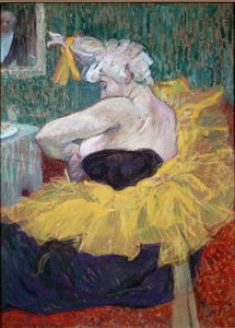 Cha-U-Kao in the Dressing Room by Henri de Toulouse Lautrec