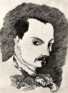 Charles Baudelaire by Henri de Toulouse Lautrec