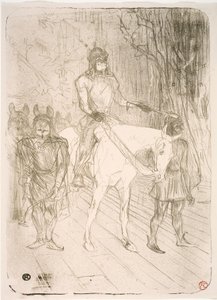 Entrance of Brasseur, in Chilpéric by Henri de Toulouse Lautrec