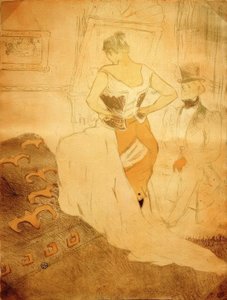 Woman in Corset, Conquest of Passage by Henri de Toulouse Lautrec