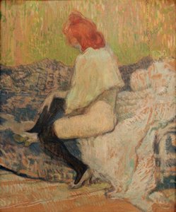 Red-Haired Woman, Justine Dieuhl by Henri de Toulouse Lautrec