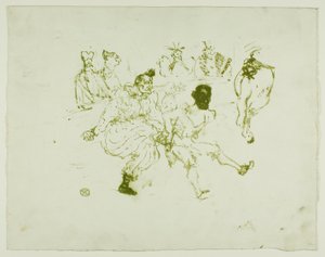 Footit and Chocolat by Henri de Toulouse Lautrec