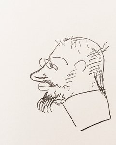 Henri Toulouse-Lautrec. Self Portrait. by Henri de Toulouse Lautrec