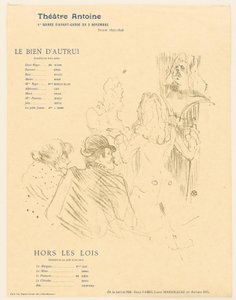 Hommage to Moliere by Henri de Toulouse Lautrec