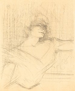 In "La glu" by Henri de Toulouse Lautrec