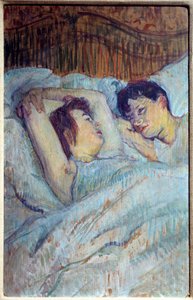In Bed by Henri de Toulouse Lautrec