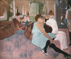In the Salon at the Rue des Moulins, 1894, 1952