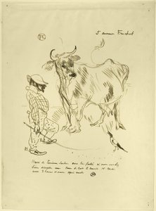 Invitation to a Glass of Milk by Henri de Toulouse Lautrec